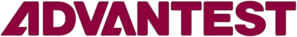 Advantest logo with red branding