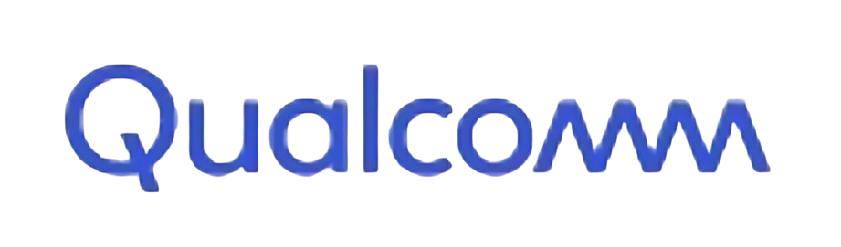 Qualcomm logo in lowercase blue font