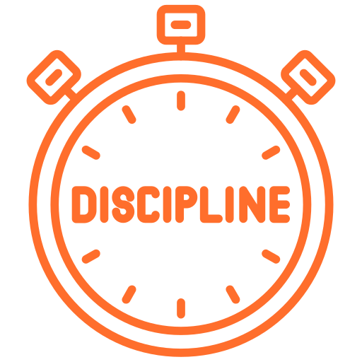 Stopwatch icon with discipline label
