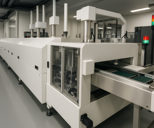 Fully automated SMT pick-and-place line